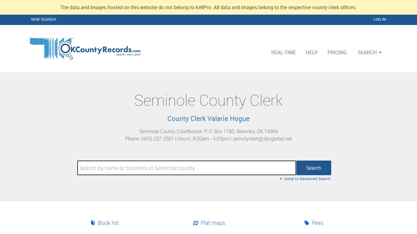 Seminole County - County Clerk Public Land Records for ...